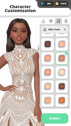 Gameplay screenshot 2 from Glow Fashion Idol - Casual game