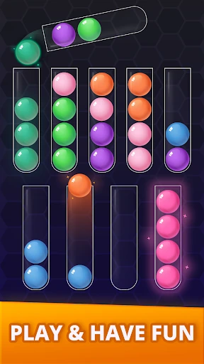 Gameplay screenshot 1 from Ball Sort Magic: Color Puzzle - Casual game