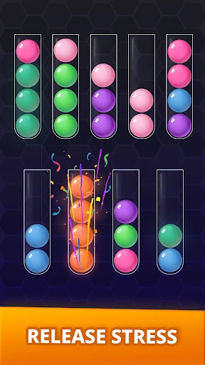 Gameplay screenshot 2 from Ball Sort Magic: Color Puzzle - Casual game